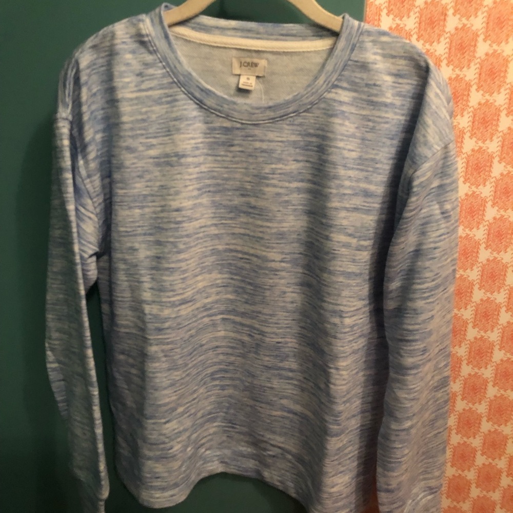 COPY - NWT, Relaxed fit marble-blue J.Crew sweatshirt, size S